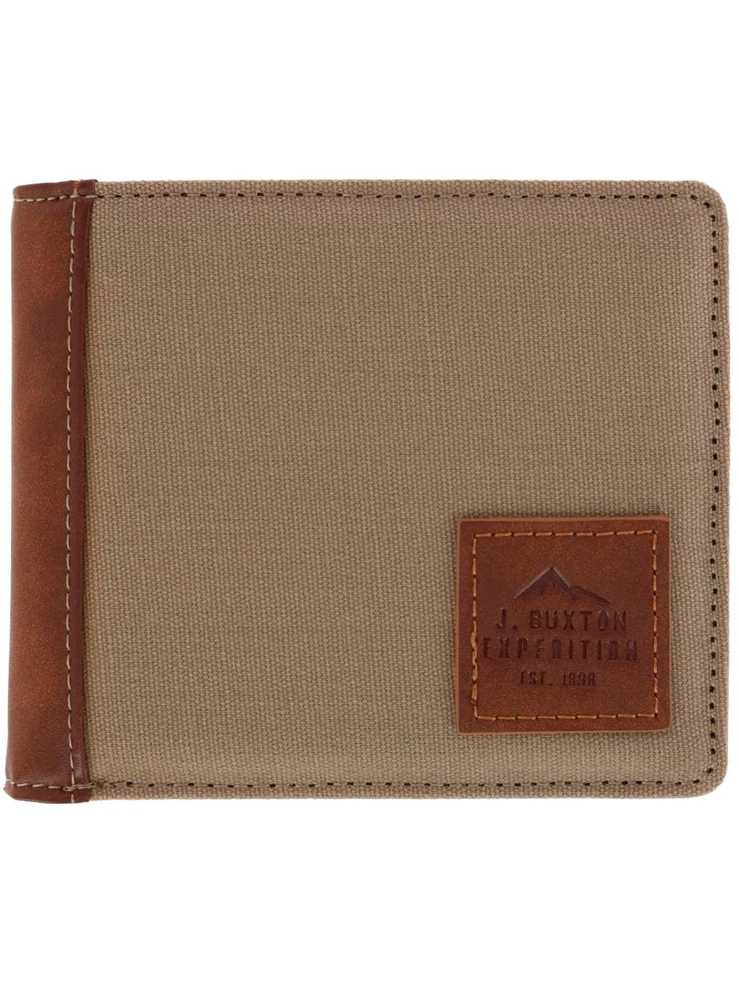 Buxton Men's Expedition II Huntington RFID Slimfold Wallet
