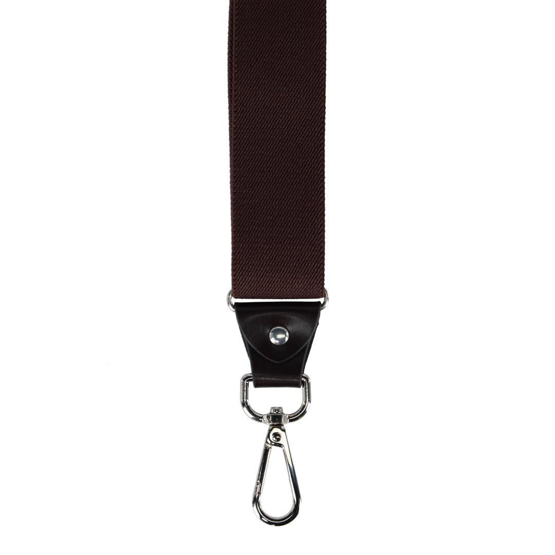 CTM Men's Elastic Y-Back Sleek Swivel Hook Suspenders