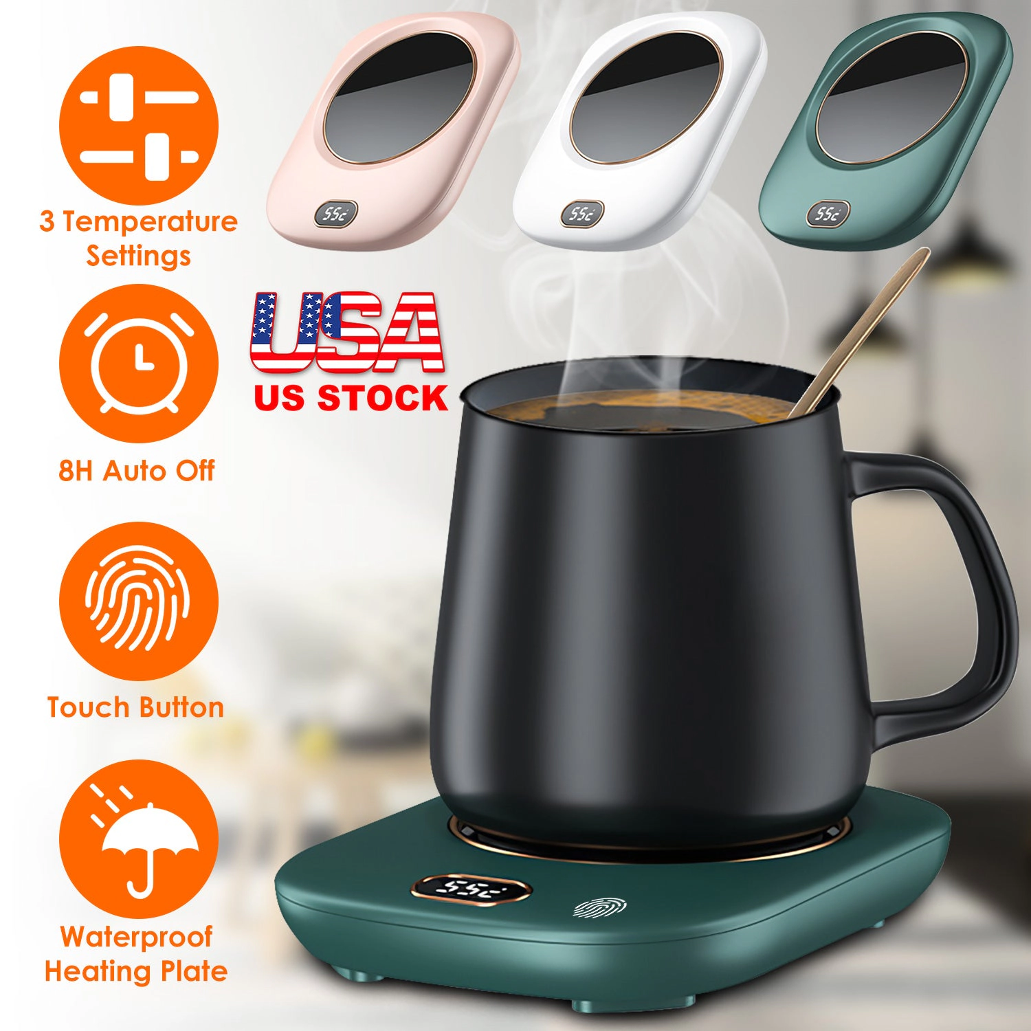 GBruno USB Electric Coffee Mug Warmer