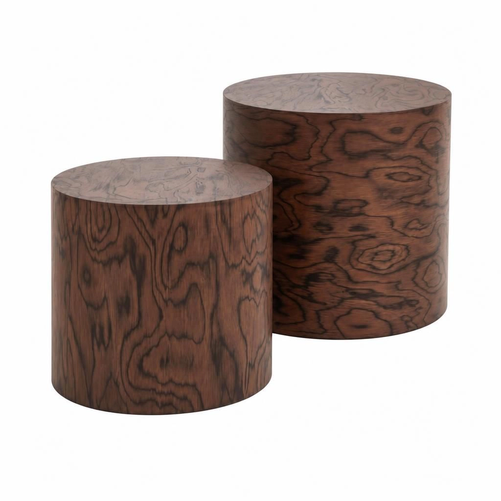 GOODSILO Compact Square Solid Wood End Table Small Accent Table