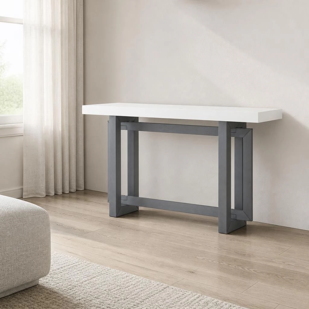 GOODSILO Long Narrow Rectangular Console Table