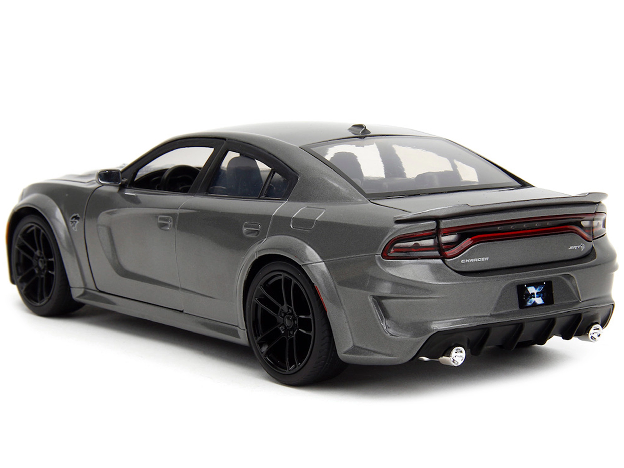 Jada 2021 Dodge Charger SRT Hellcat Gray Metallic "Fast X" (2023) Movie "Fast & Furious" Series 1/24 Diecast