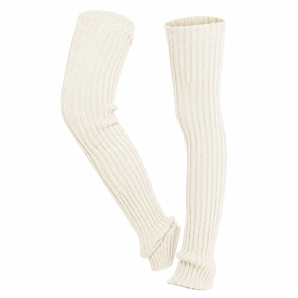 WZK Womens Winter Thick Knit Thigh High Stay Up Comfortable Leg Warmers