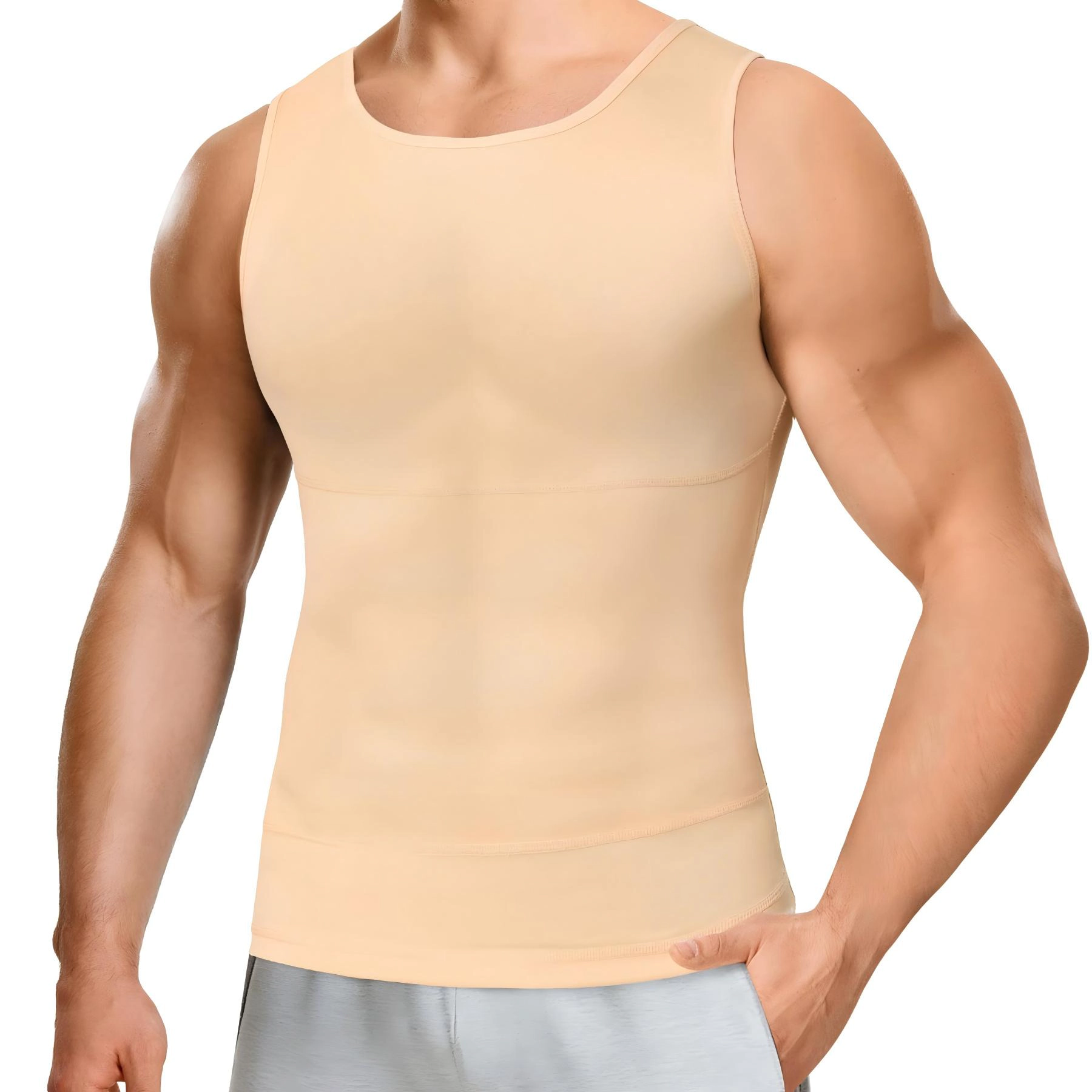 Nebility Mens Compression Slimming Tank Top