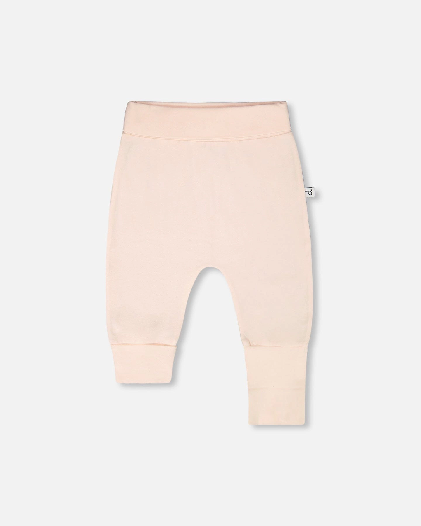 Deux par Girls Organic Cotton Jersey Foldover Waist Evolutive Pants
