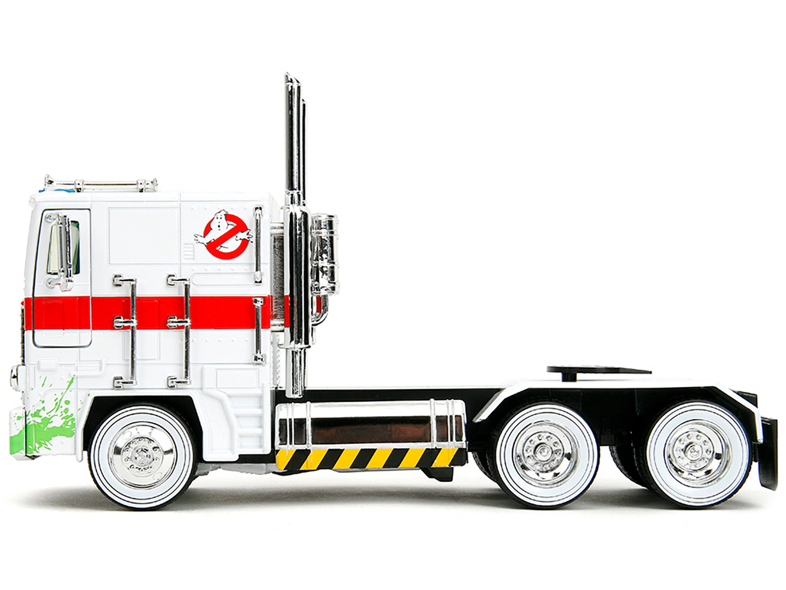 Jada G1 Autobot Optimus Prime Truck White with Robot on Chassis from "Transformers" TV Series - "Ghostbusters"