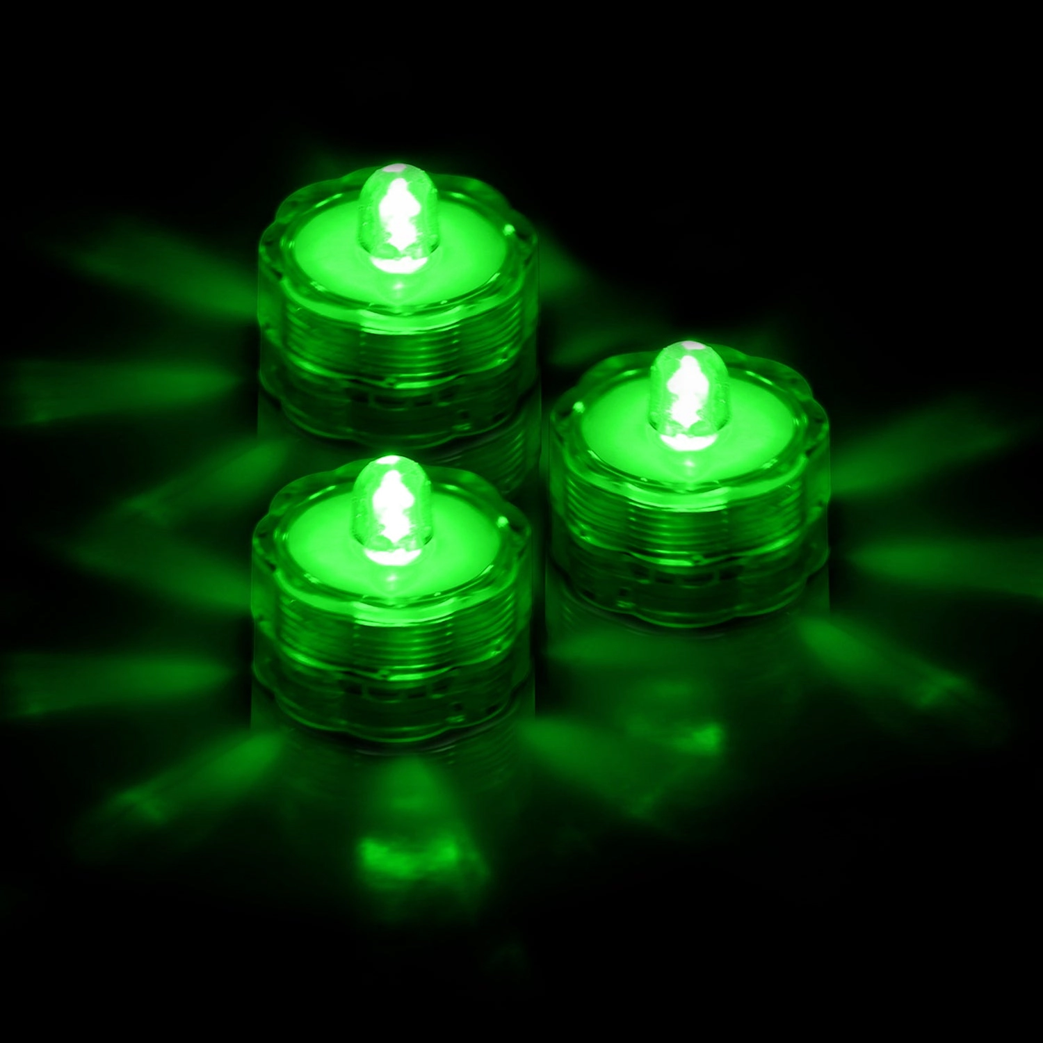 GBruno Submersible LED Tea Lights, 3 Pcs