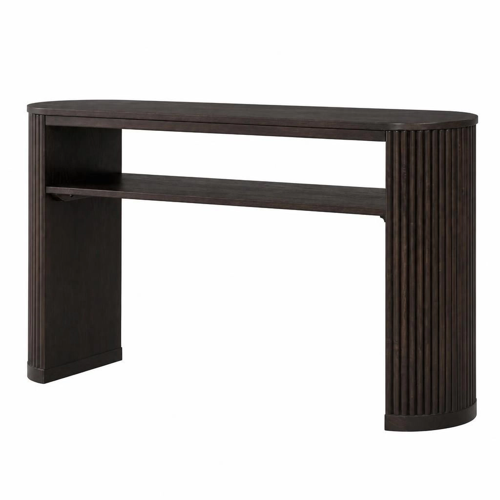 GOODSILO Solid Wood Console Table for Entryway Hallway
