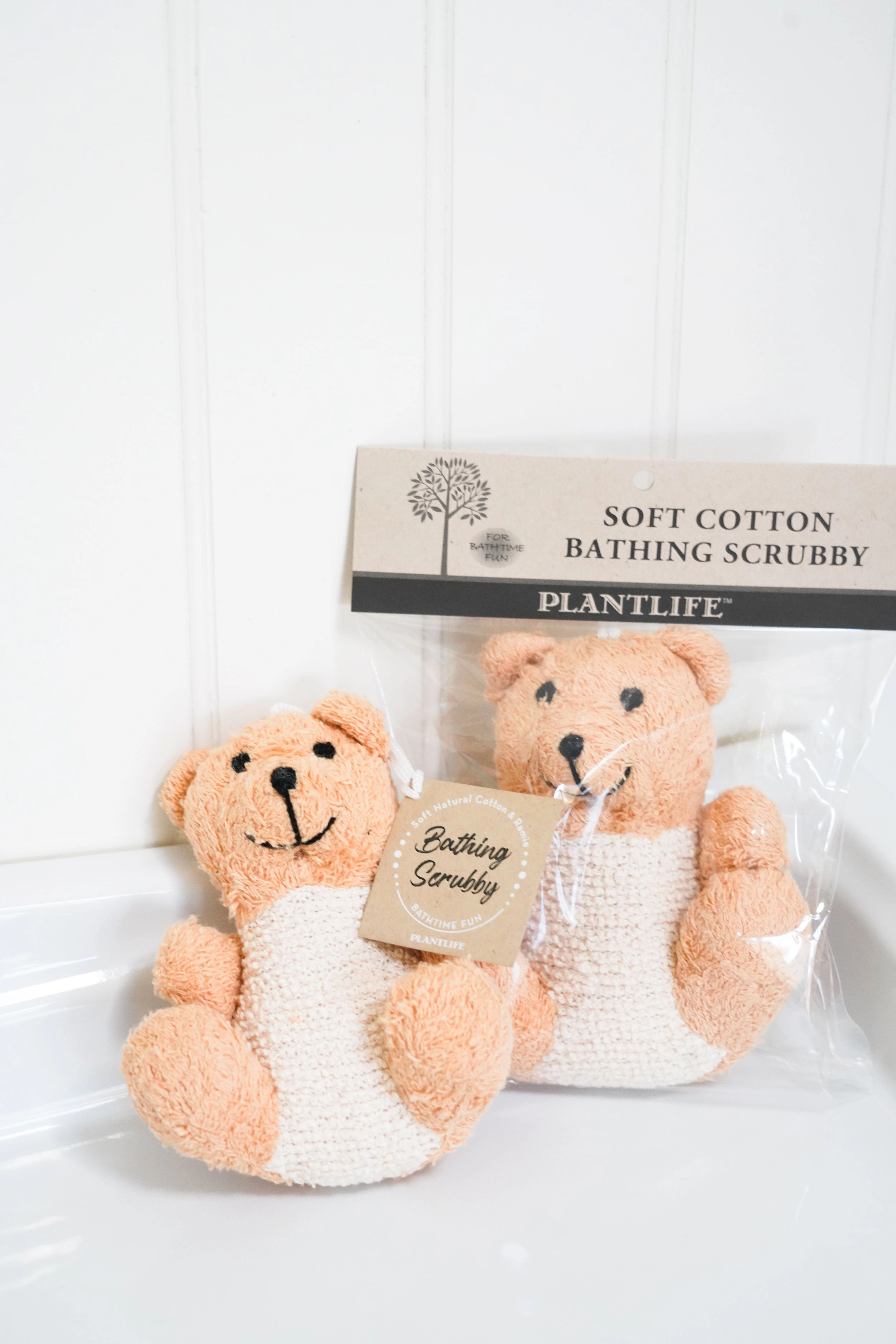 Plantlife Bear Ramie Bath Scrubby