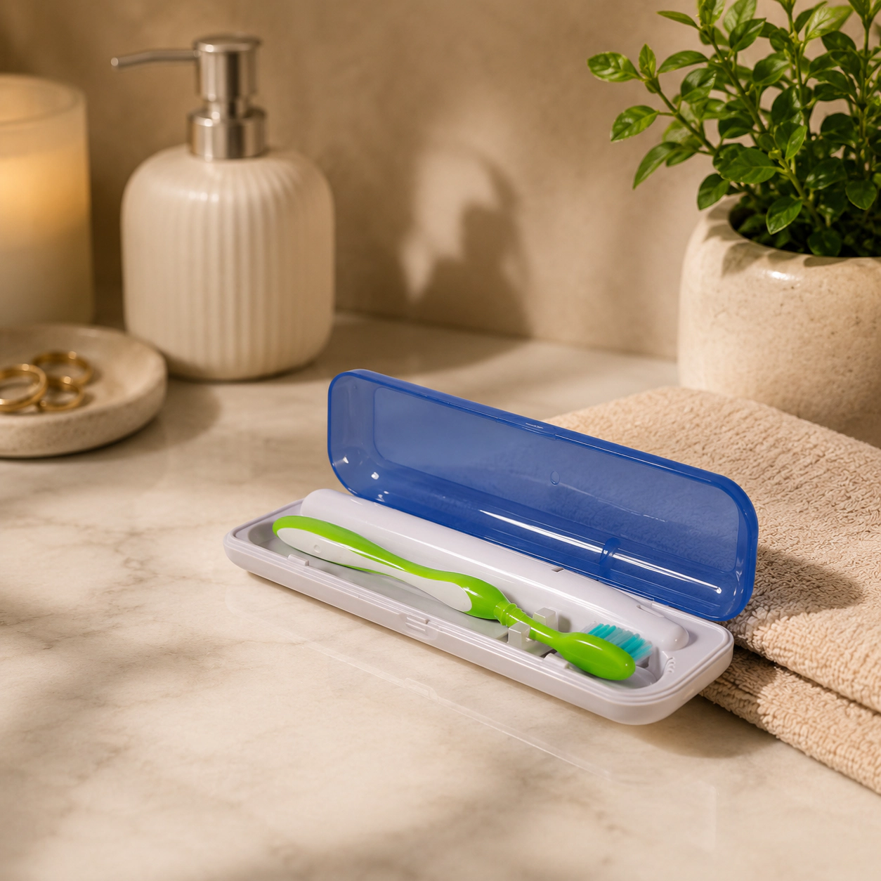 Pursonic Unisex 3-Pack Portable UV Toothbrush Sanitizer Bundle – Compact Protection for a Cleaner Smile