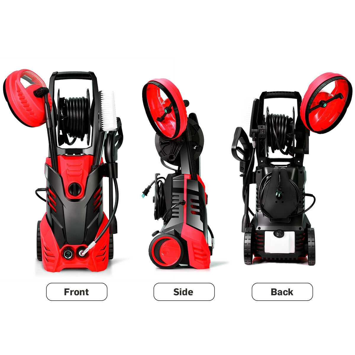 LJG 3000 PSI Electric High Pressure Washer with Patio Cleaner