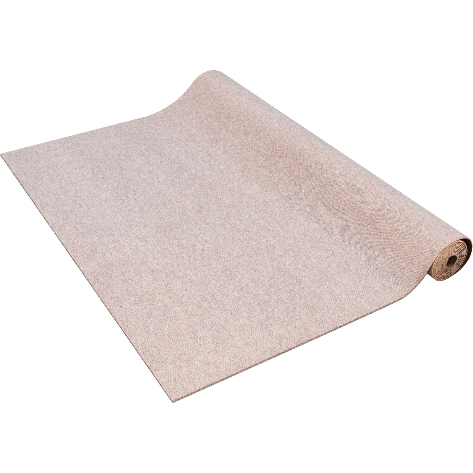 HONGGE Gray Marine Carpet 6 ft Boat Carpet Rugs Indoor Outdoor Rugs for Patio Deck Anti-Slide TPR Water-Proof Back Cut