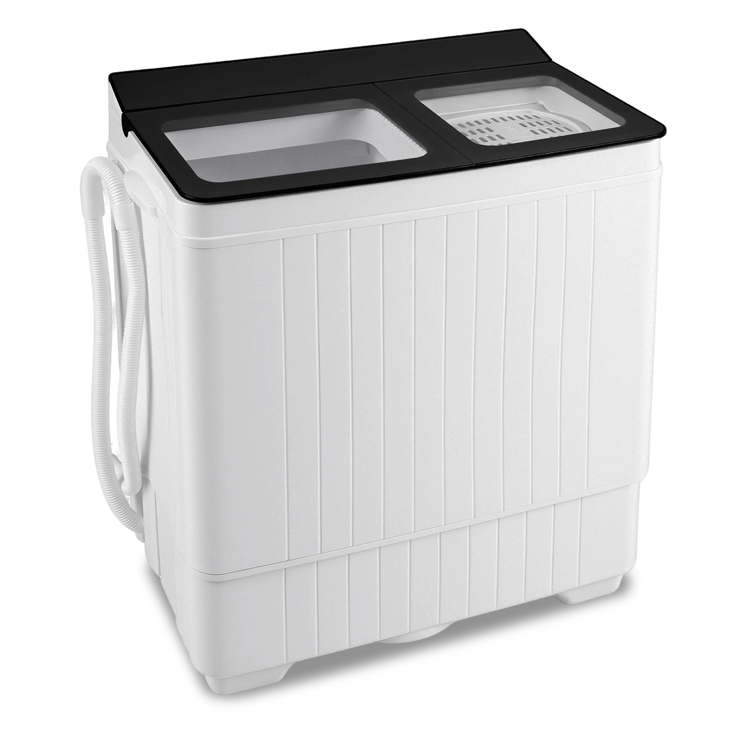LJG Portable Washing Machine with 18 LBS Washer and 8 Spinner Combo