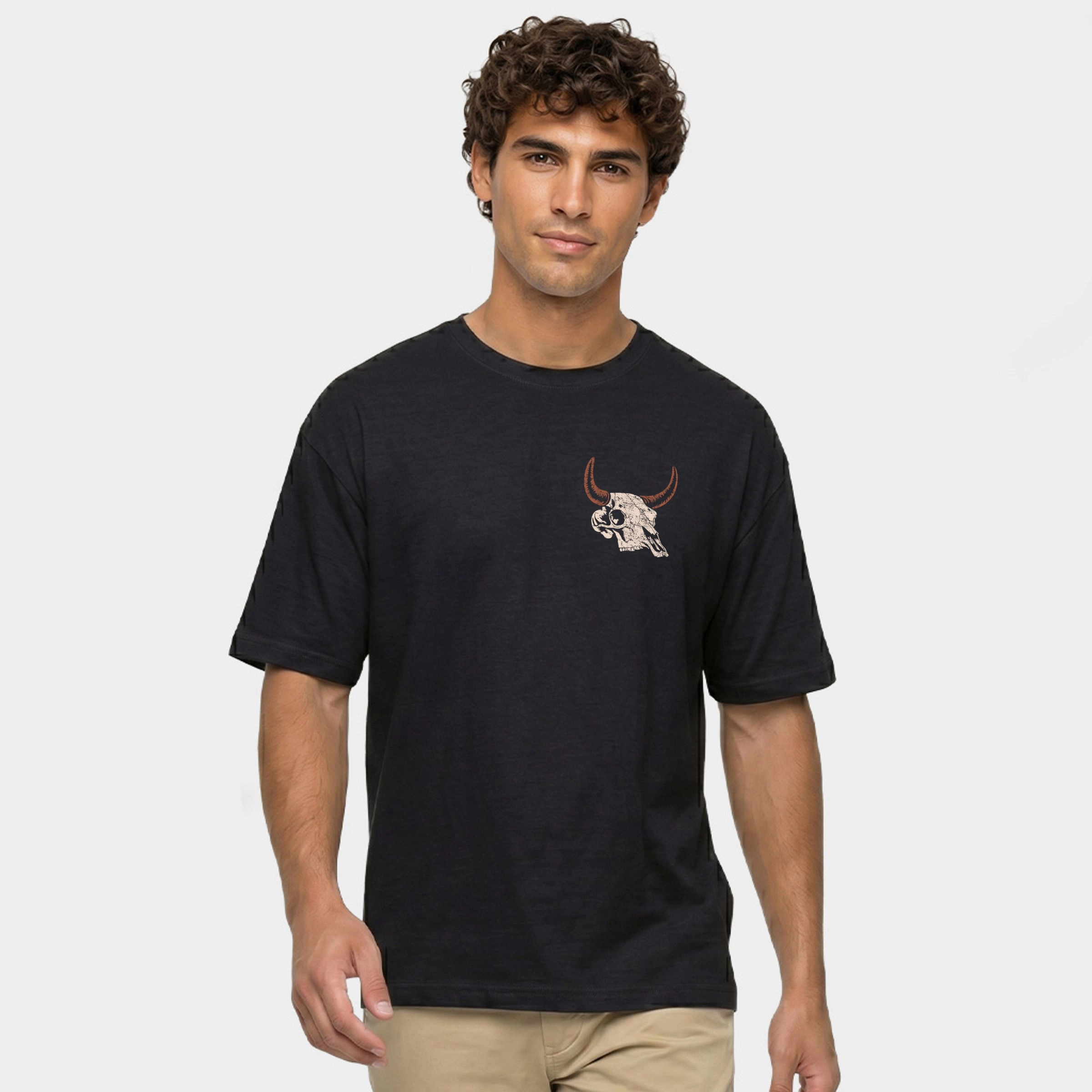 Simply Sage Market - Men's Garment Dyed Graphic T-Shirt Ride Hard Stay True