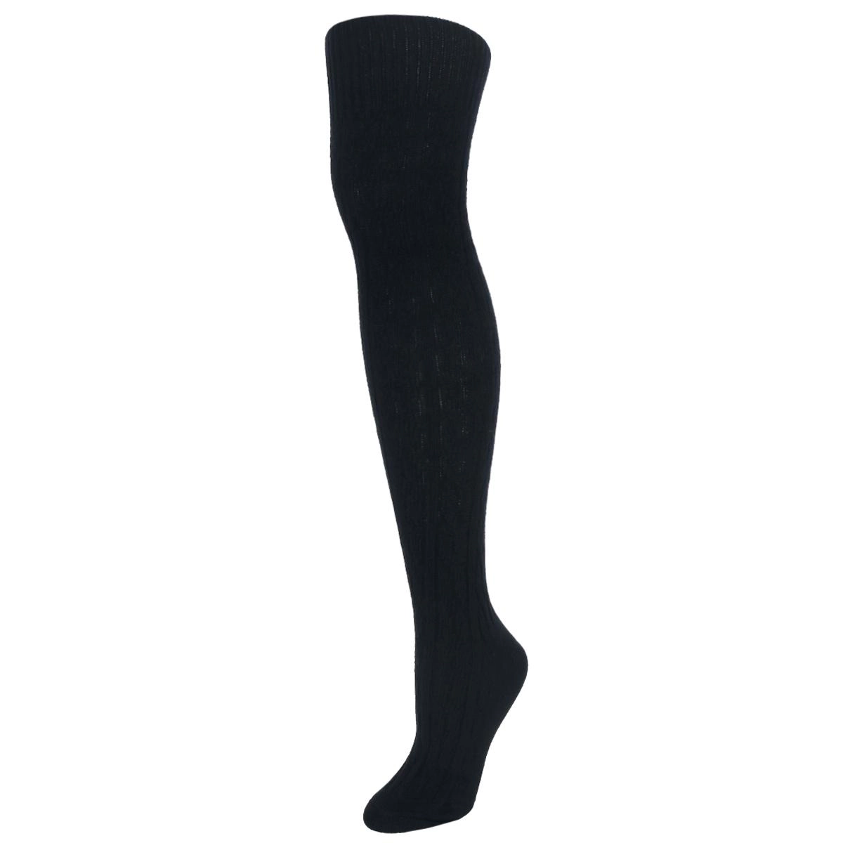 CTM Women's Cable Knit Over-The-Knee Soft Socks (3 Pairs)