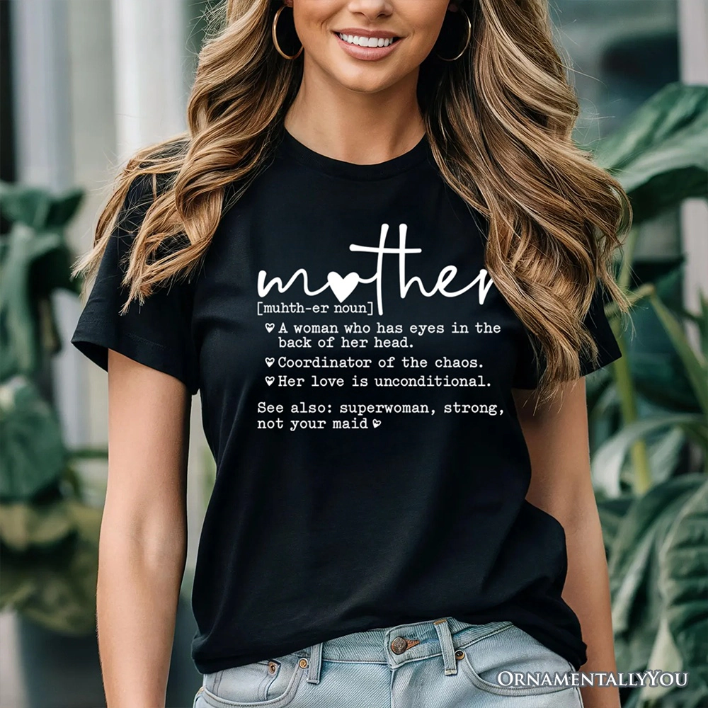 OrnamentallyYou Womens Funny Mom Definition T-Shirt