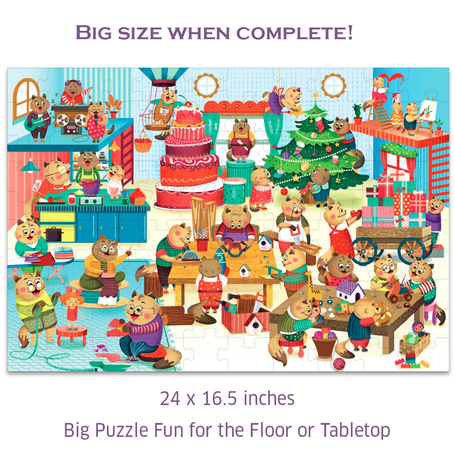 Chalk & Chuckles Caring Cats -100 pieces