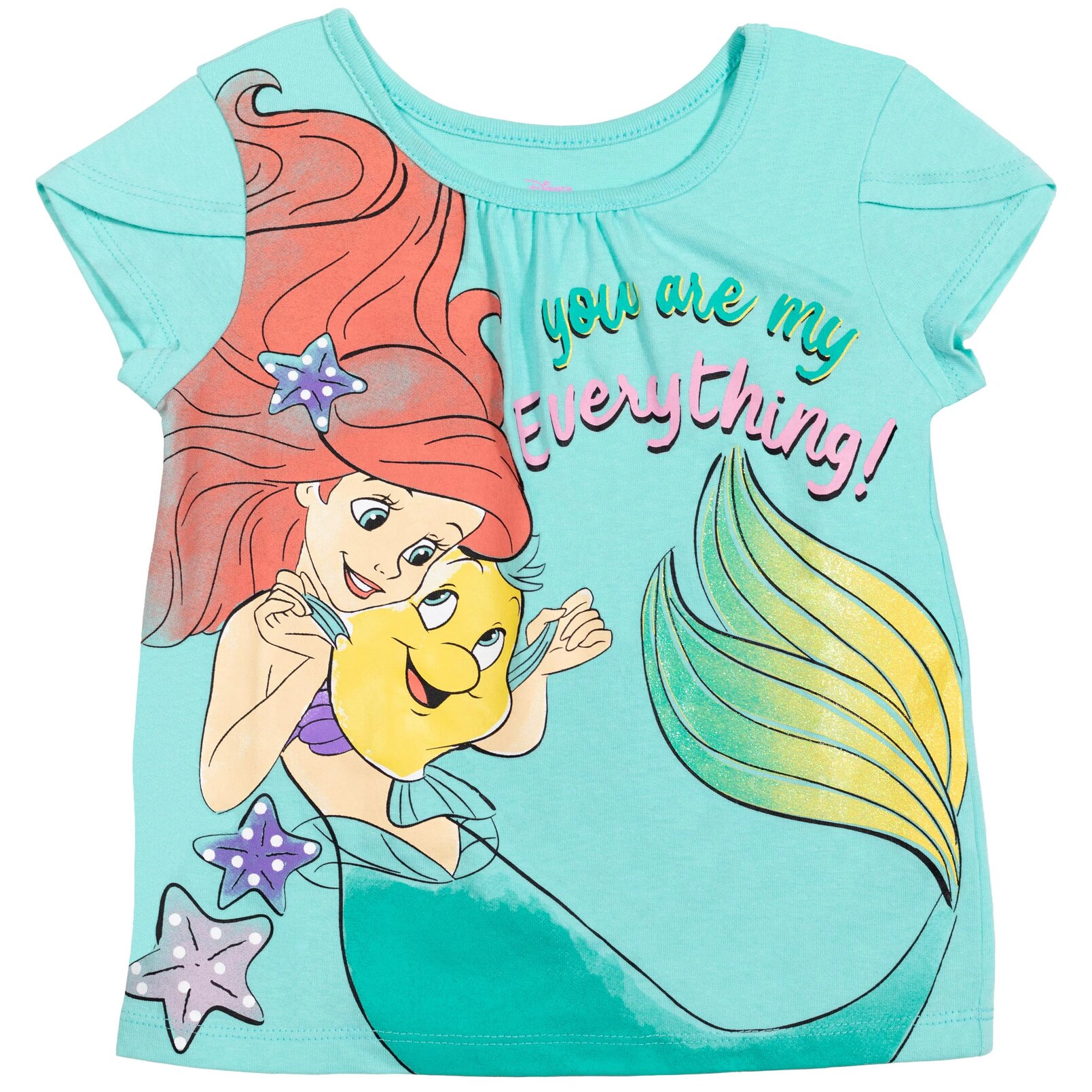 Disney Princess Girls' T-Shirt and Tutu Skirt Set with Scrunchie