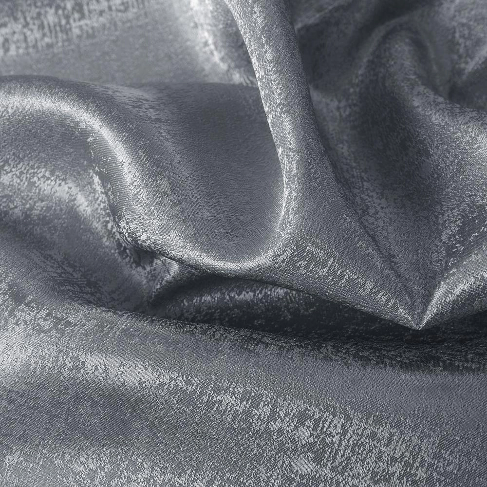 Olivia Gray Roxy Two Tone Jacquard Grommet Single Panel - 54x90", Charcoal