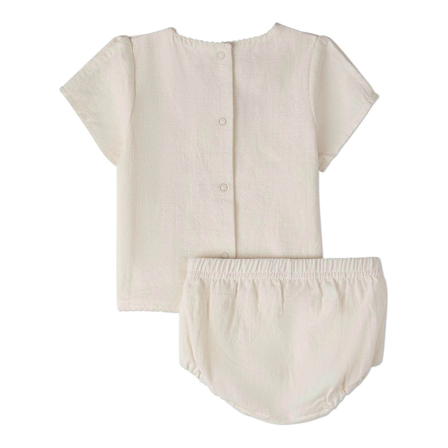 Memoi 2 Piece Baby Girls "The Most Perfect Bows" 100% Cotton Bloomer Set