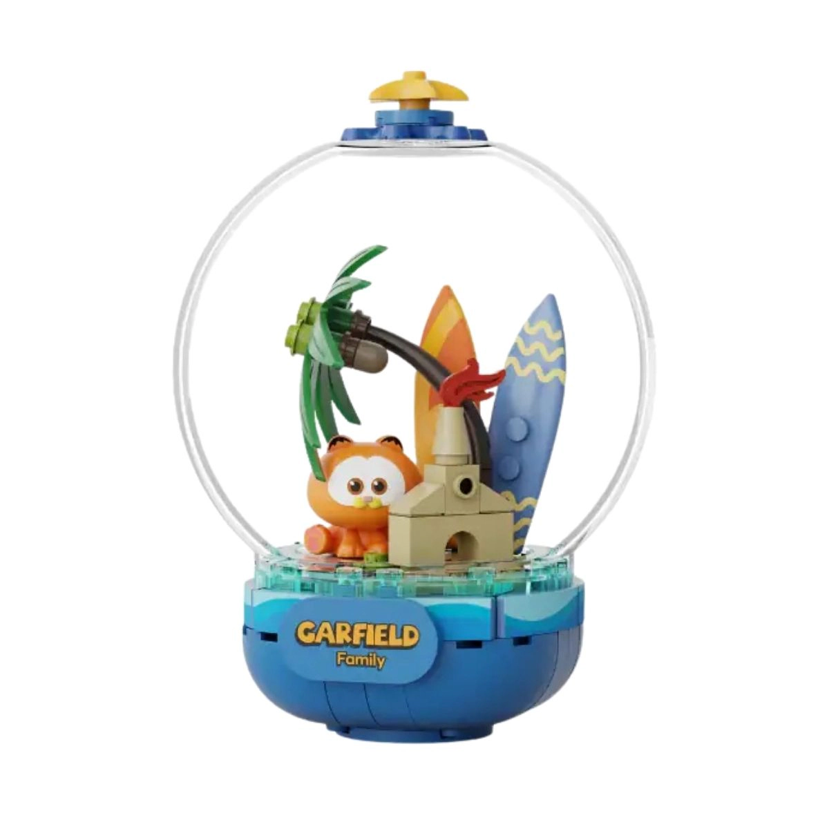 Pantasy The Garfield Movie Chill Island #86801 Building Block Set – 99-Piece Crystal Ball Series