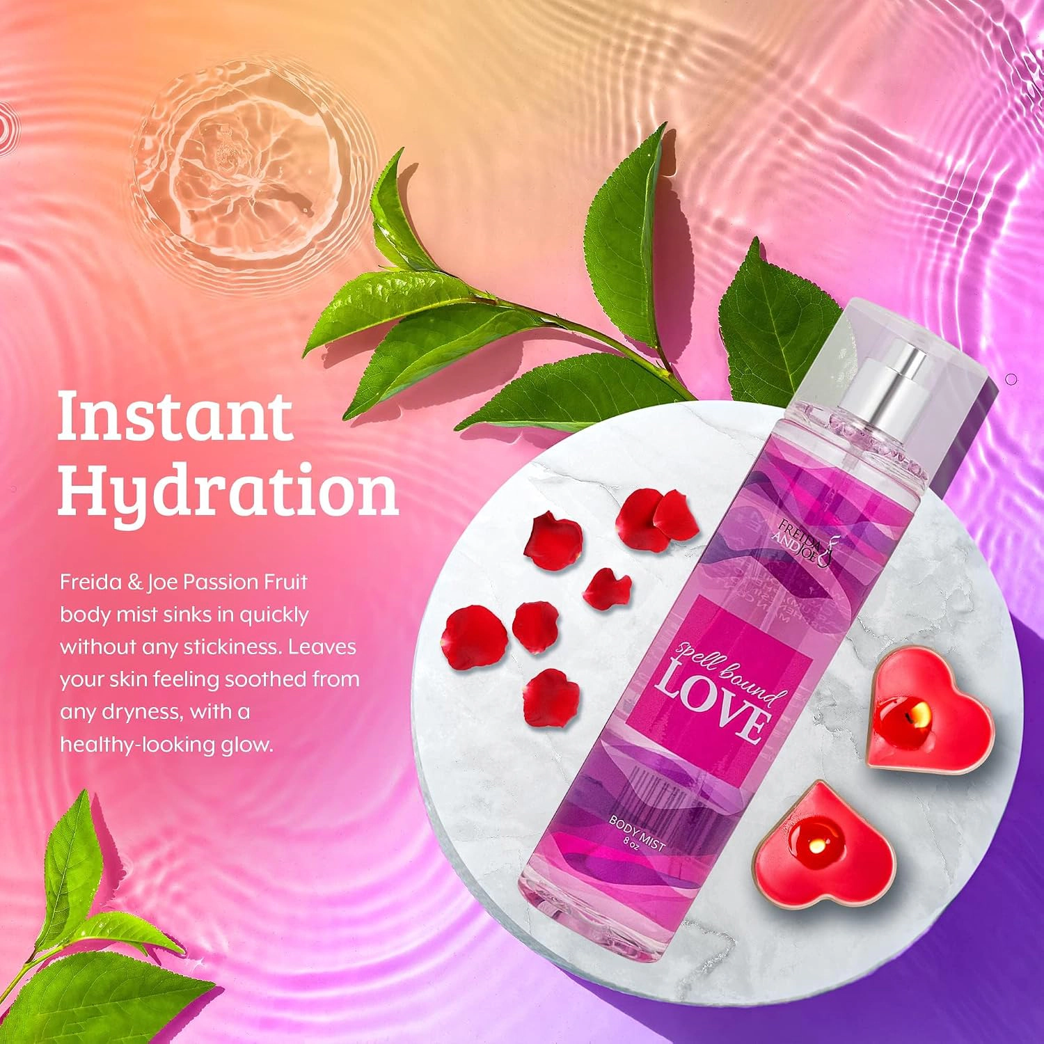 Freida & Joe Spell Bound Love Fine Fragrance Body Mist In 8oz Spray Bottle