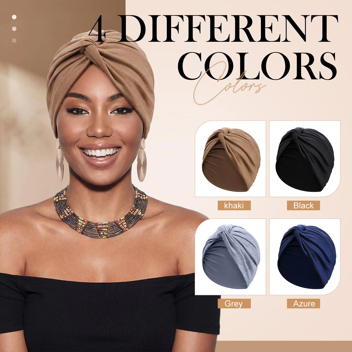 PIGFDK 4 Turban Women