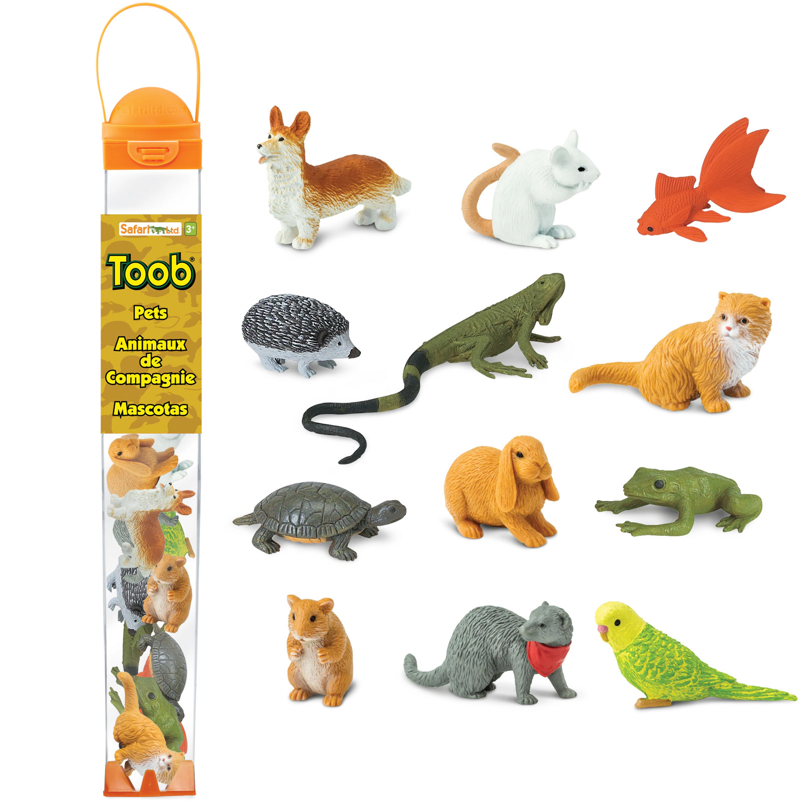 Safari Ltd. - Pet Animal TOOB - contains 12 Mini Figurines