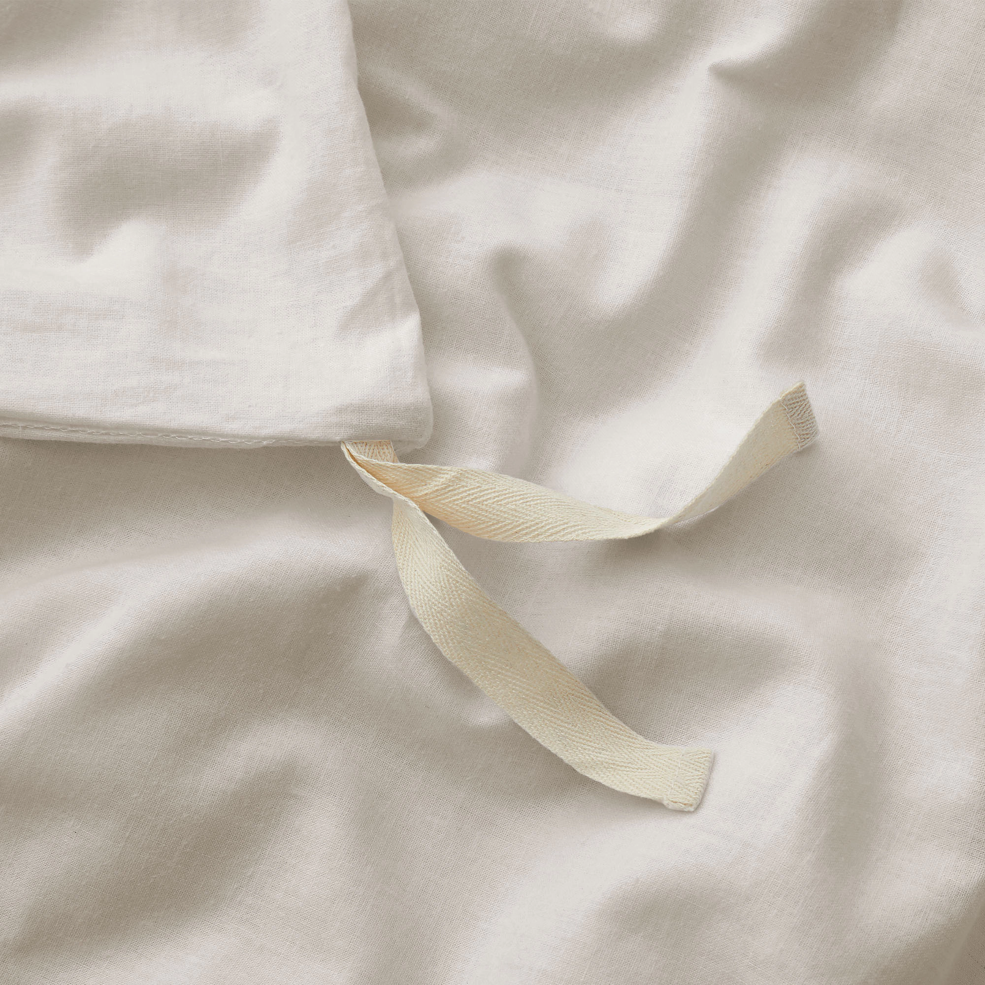Unikome Linen Cotton Blend Duvet Cover Set, Durable, Breathable & Moisture-Wicking Bedding Set