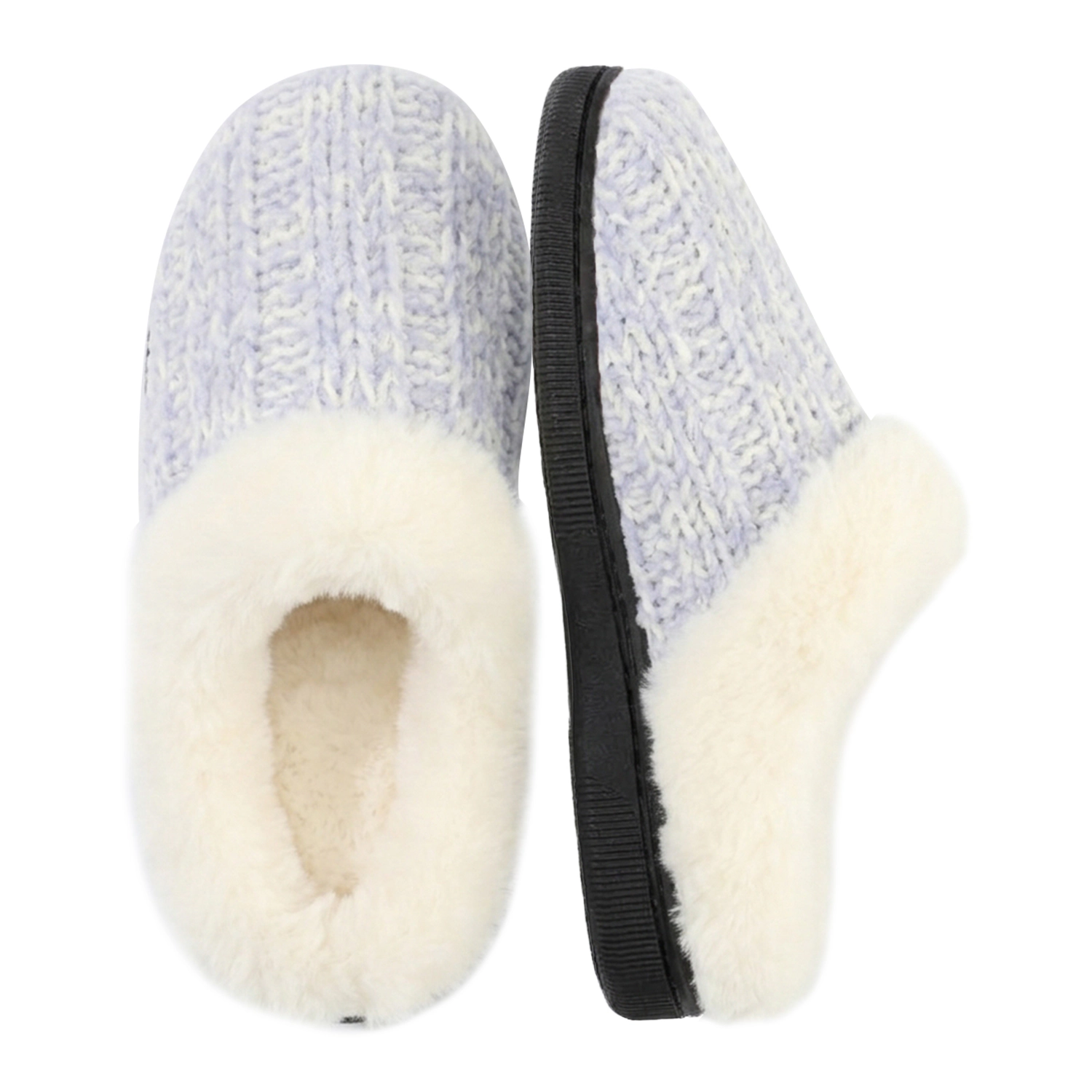 Roxoni Kid's Girl Memory Foam Comfort Plush Fleece Lined House Slipper