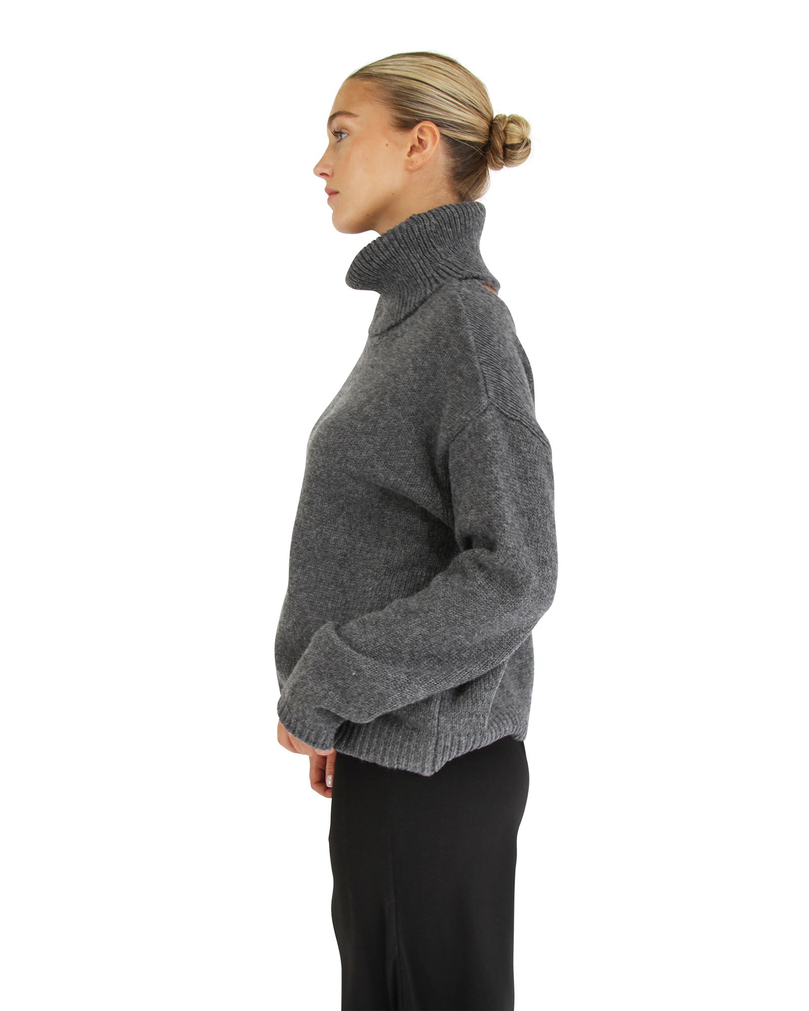 Belle & Bloom Womens Right Here Waiting Open Back Knit