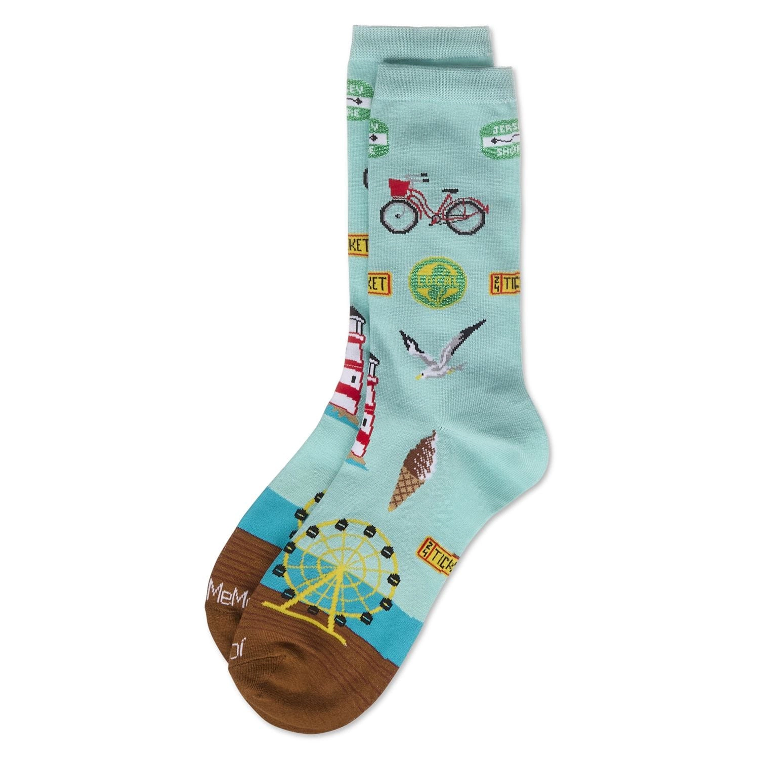 MeMoi Women's New Jersey Rayon From Bamboo Crew Socks