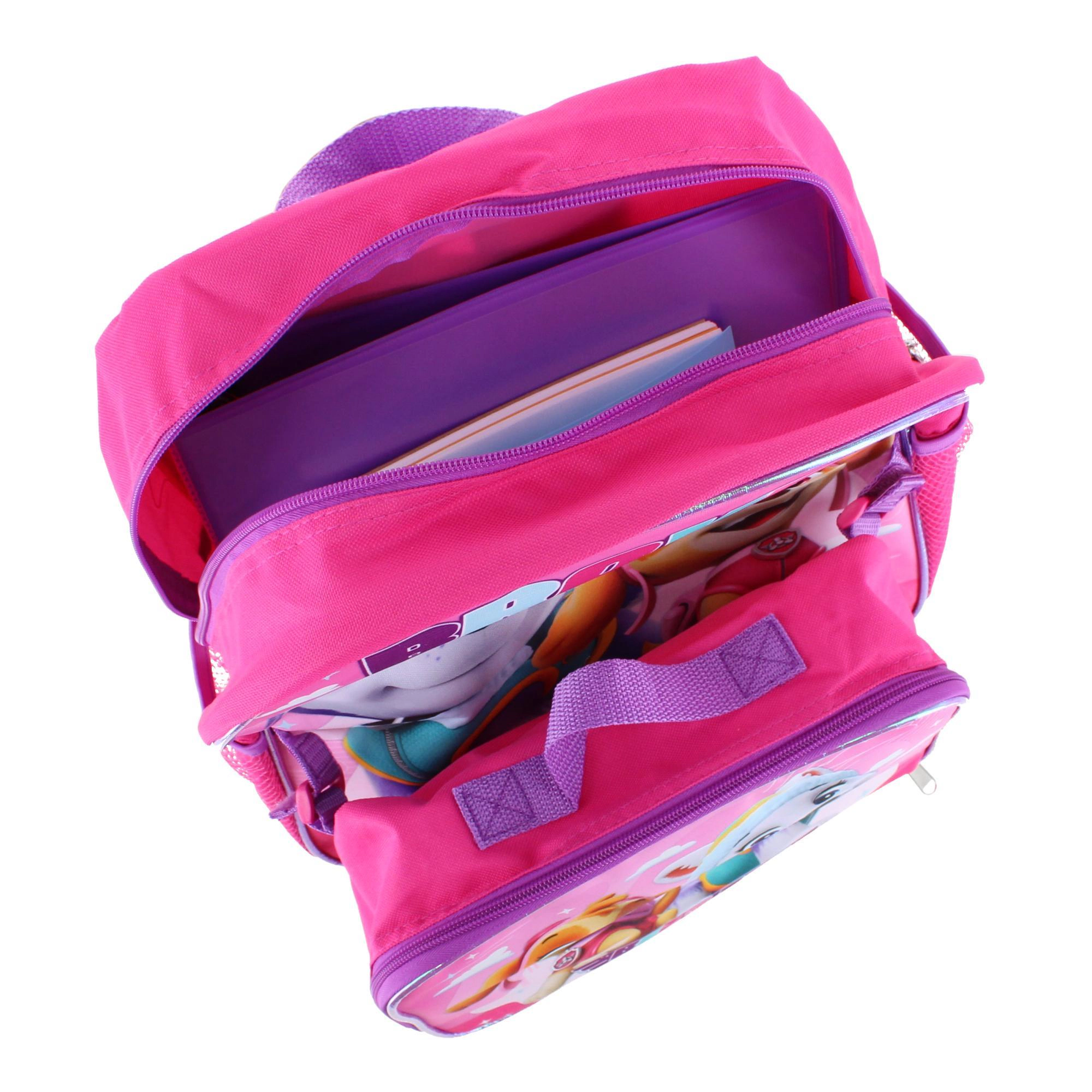 CTM Girl's Paw Patrol 16 Inch Backpack & Luncbox Set