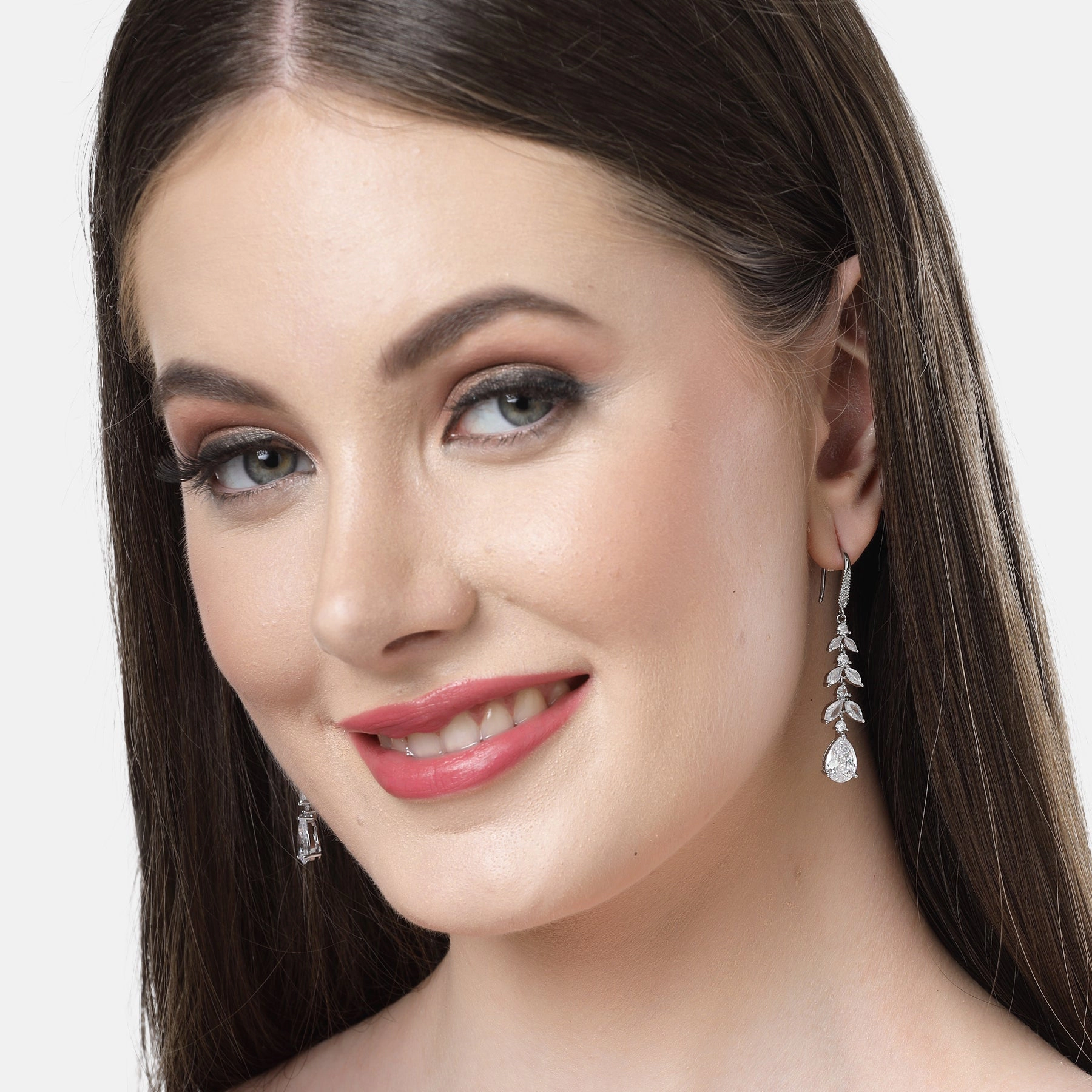 AGP PARIS Womens Diva Collection Classy Petal Drop Earrings