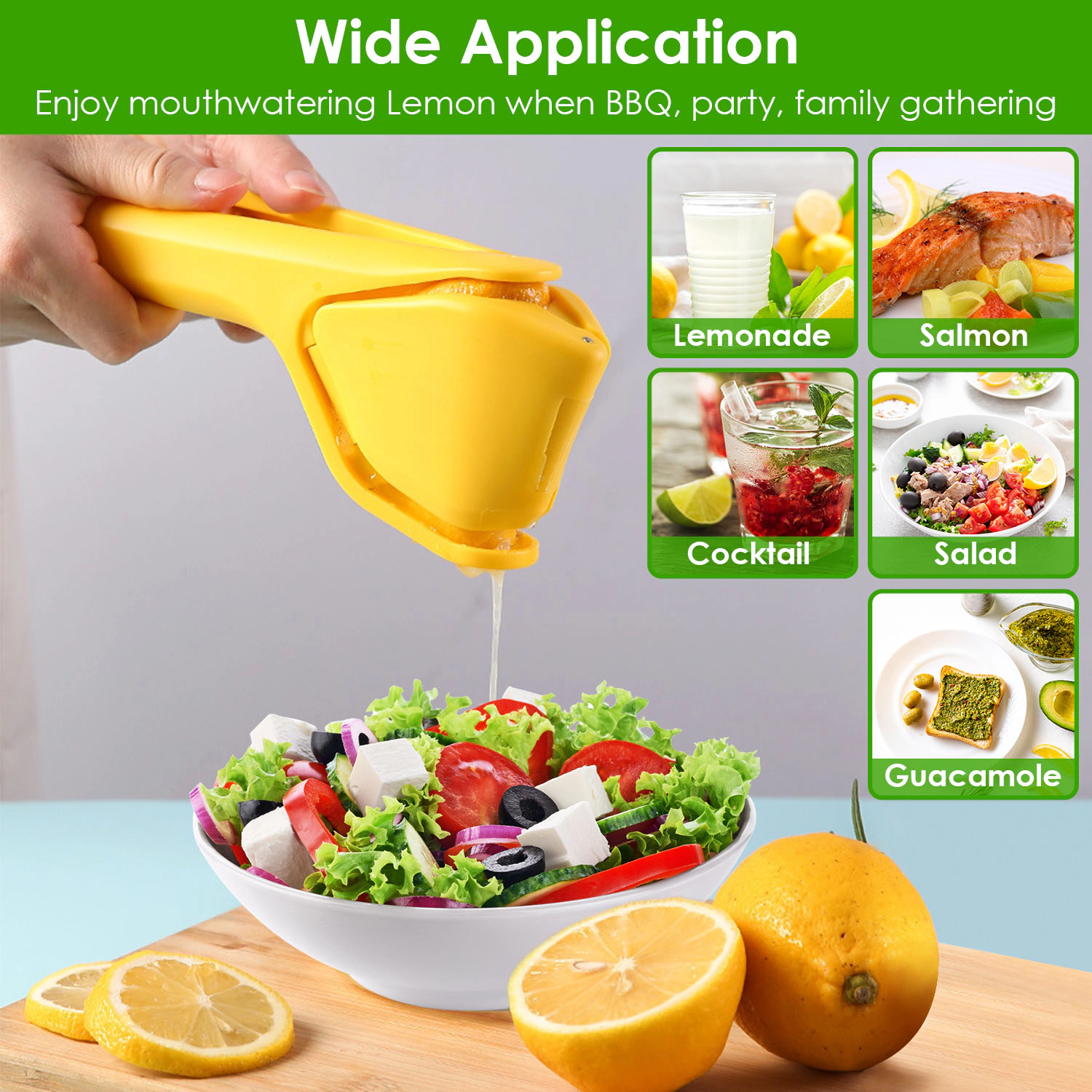 GBruno 2-Handed Foldable Manual Lemon Squeezer