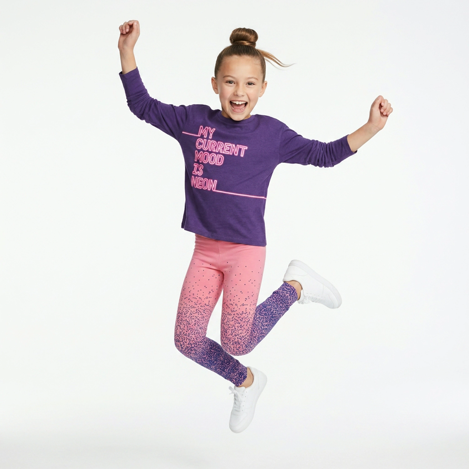Rockets of Awesome Current Mood Neon Tee for Girls