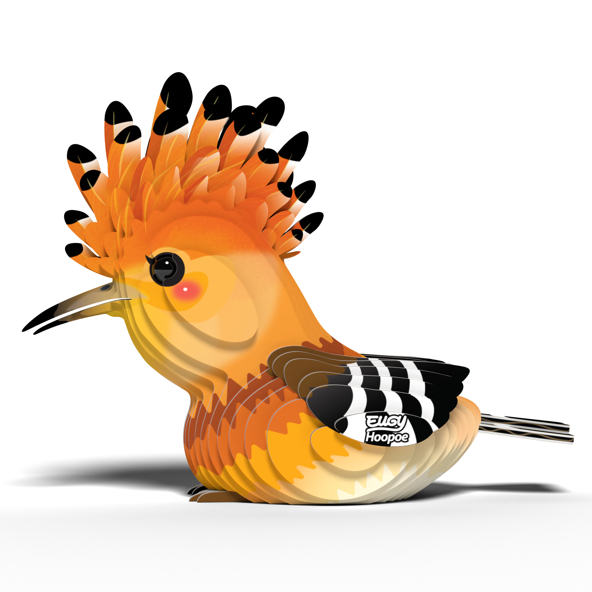 EUGY Hoopoe 3D Puzzle - contains 30 puzzle pieces