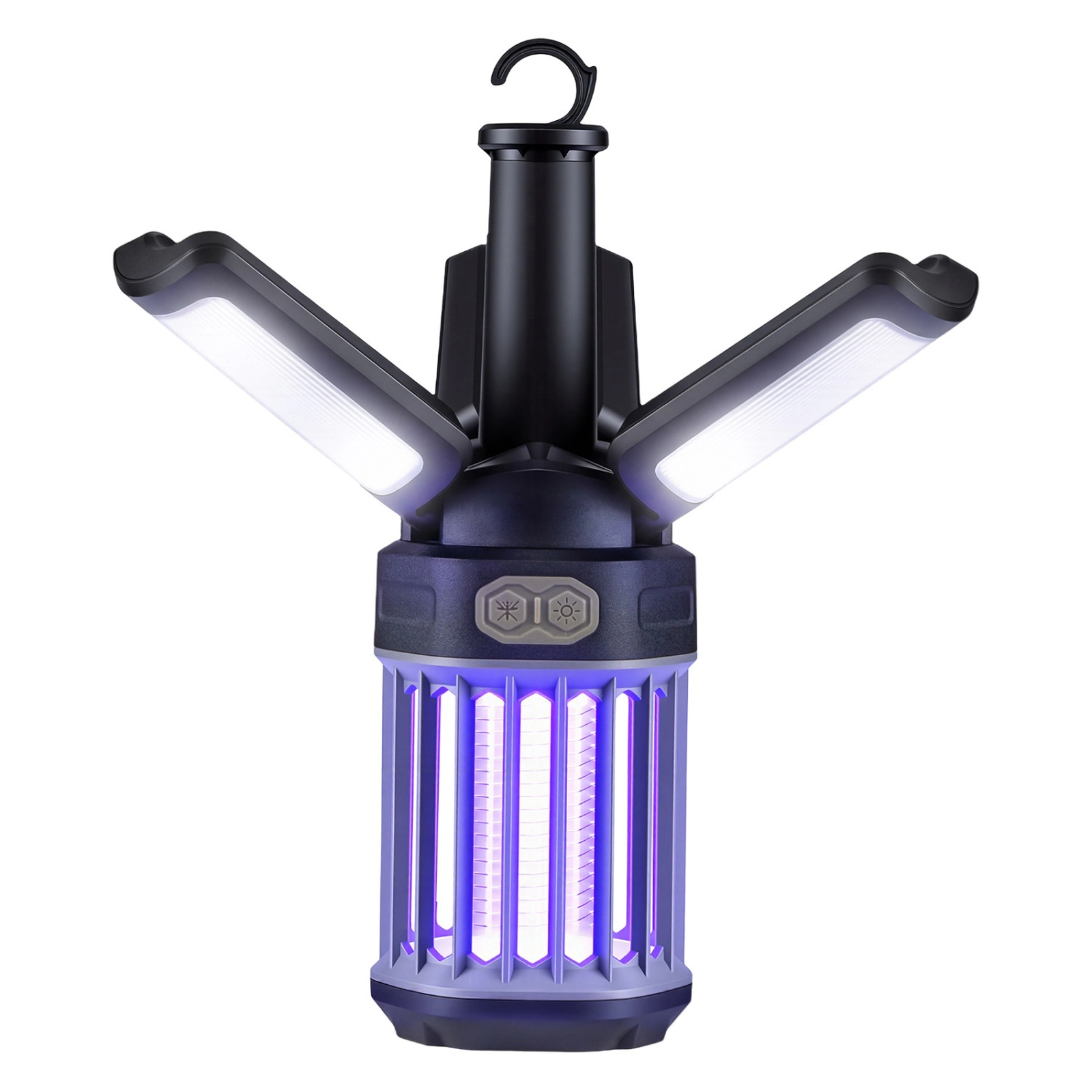 SUGIFT USB-C Rechargeable Outdoor Bug Zapper and Foldable Camping Lantern with 1050V Grid and 269-sq ft Coverage