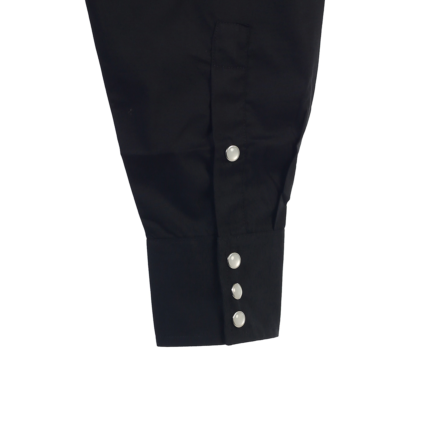 Gioberti Men's Solid Long Sleeve Western Shirt with Pearl Snap-on Buttons