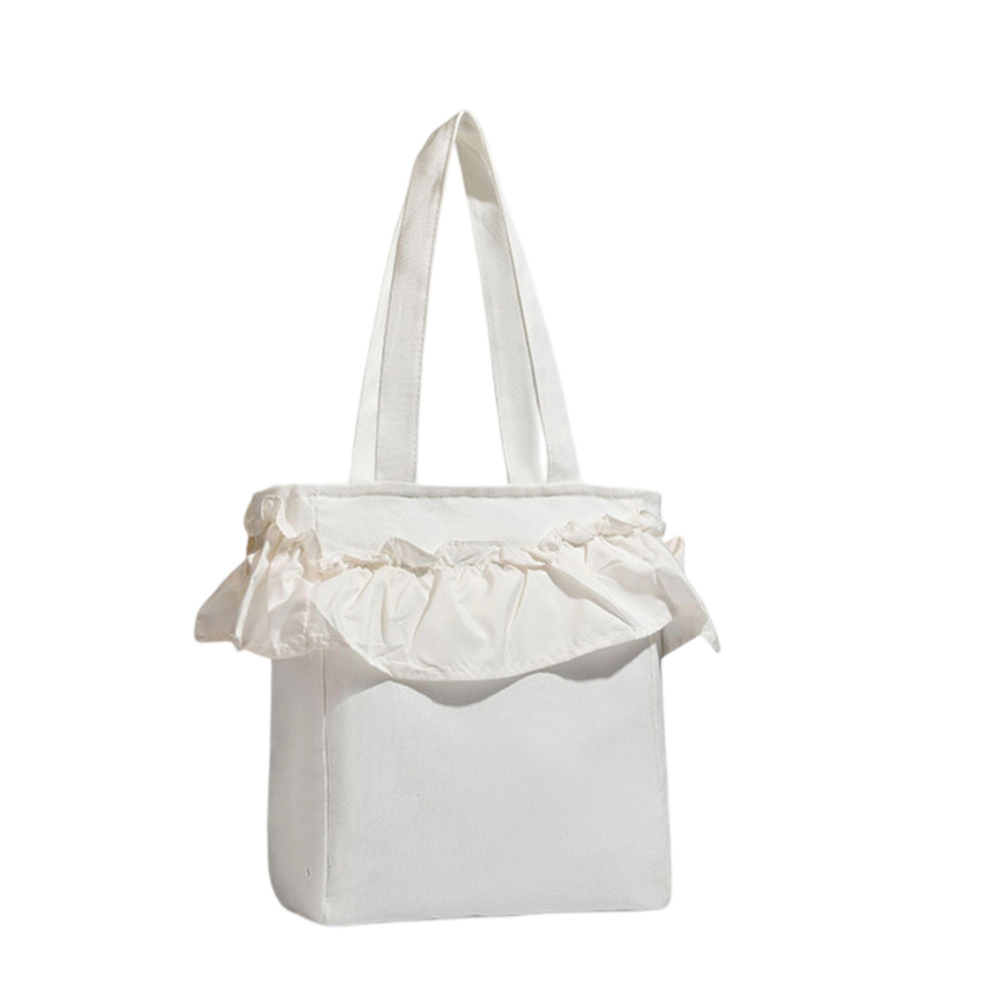 Alilang Women's Ruffle Tote Bag for Women, Large Capacity Shoulder Bag for Work, Travel & Everyday Use