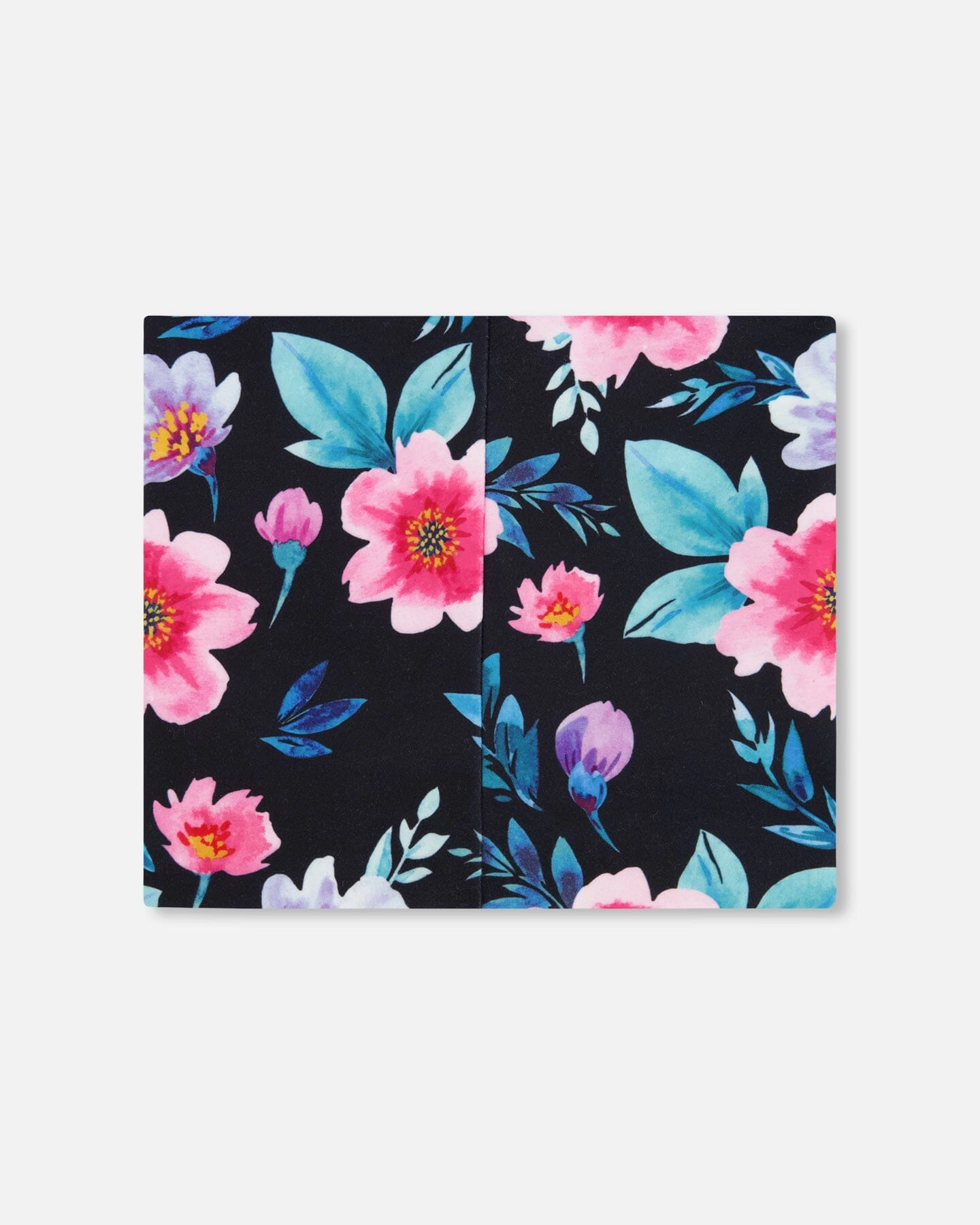Deux par Deux Girls Stretch Jersey Neck Tube Printed Flowers - 2-6 Years