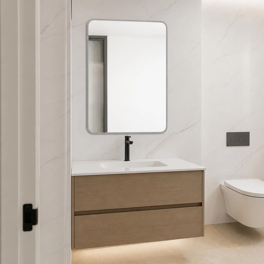 ELEMENT ACE Rectangular Wall Mounted Bathroom Vanity Mirror