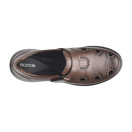 Pazstor Womens Soft Lambskin Leather Loafers