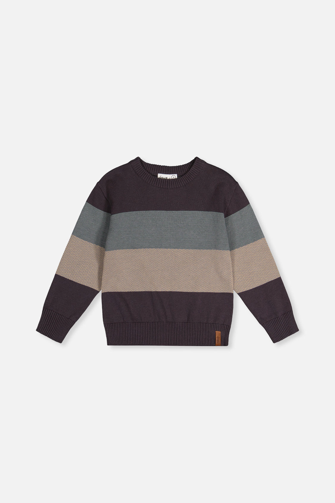 Deux par Boys Colorblock Knit Sweater