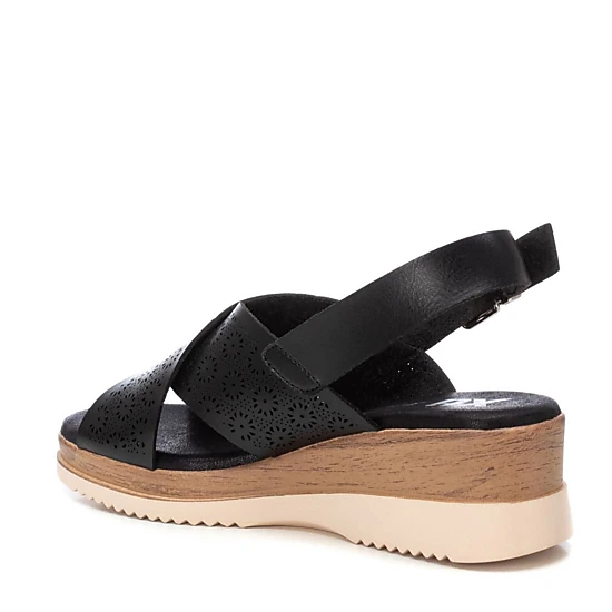 XTI Women's PU Slingback Wedge Sandals