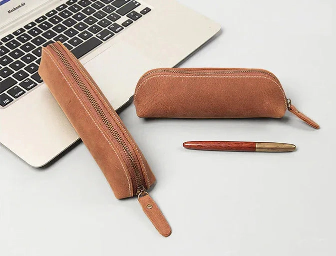 Steel Horse Leather Unisex The Paavo Pen Case | Makeup Pouch