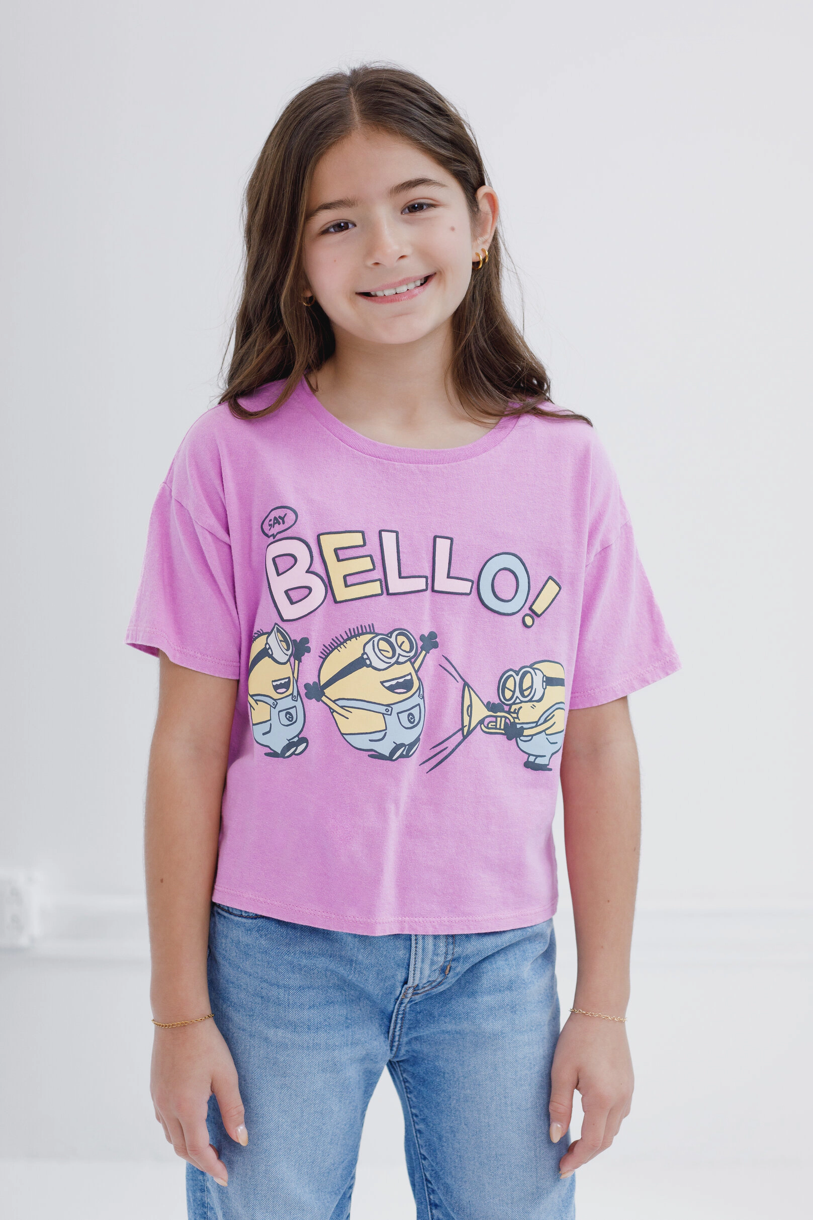 Minions Girls' Short Sleeve T-Shirt