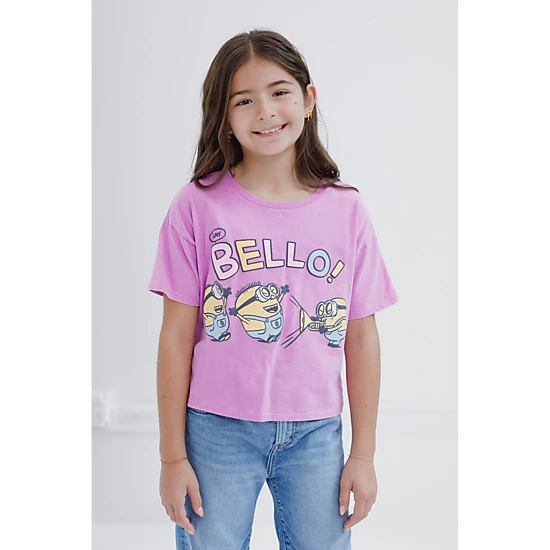 Minions Girls' Short Sleeve T-Shirt