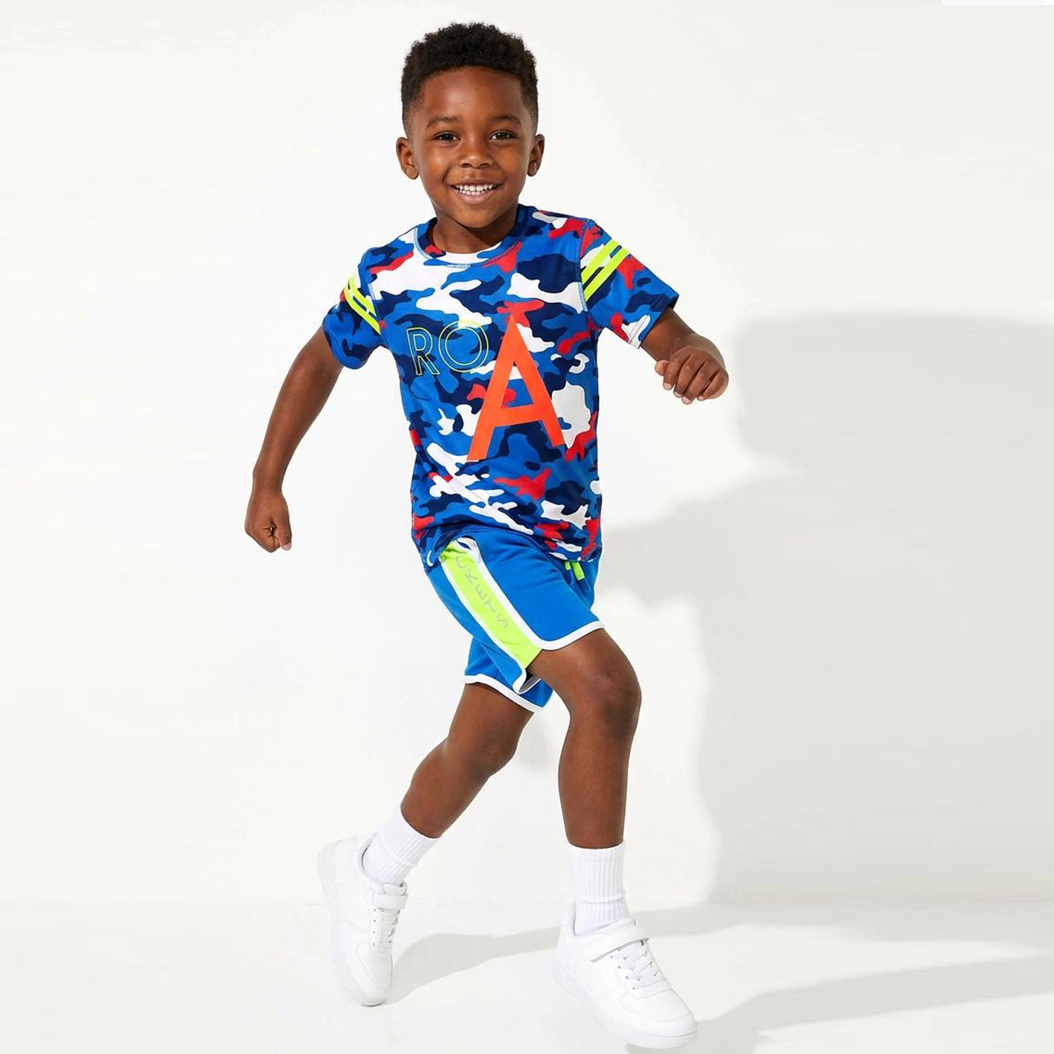 Rockets of Awesome Camo Tech Tee for Boys