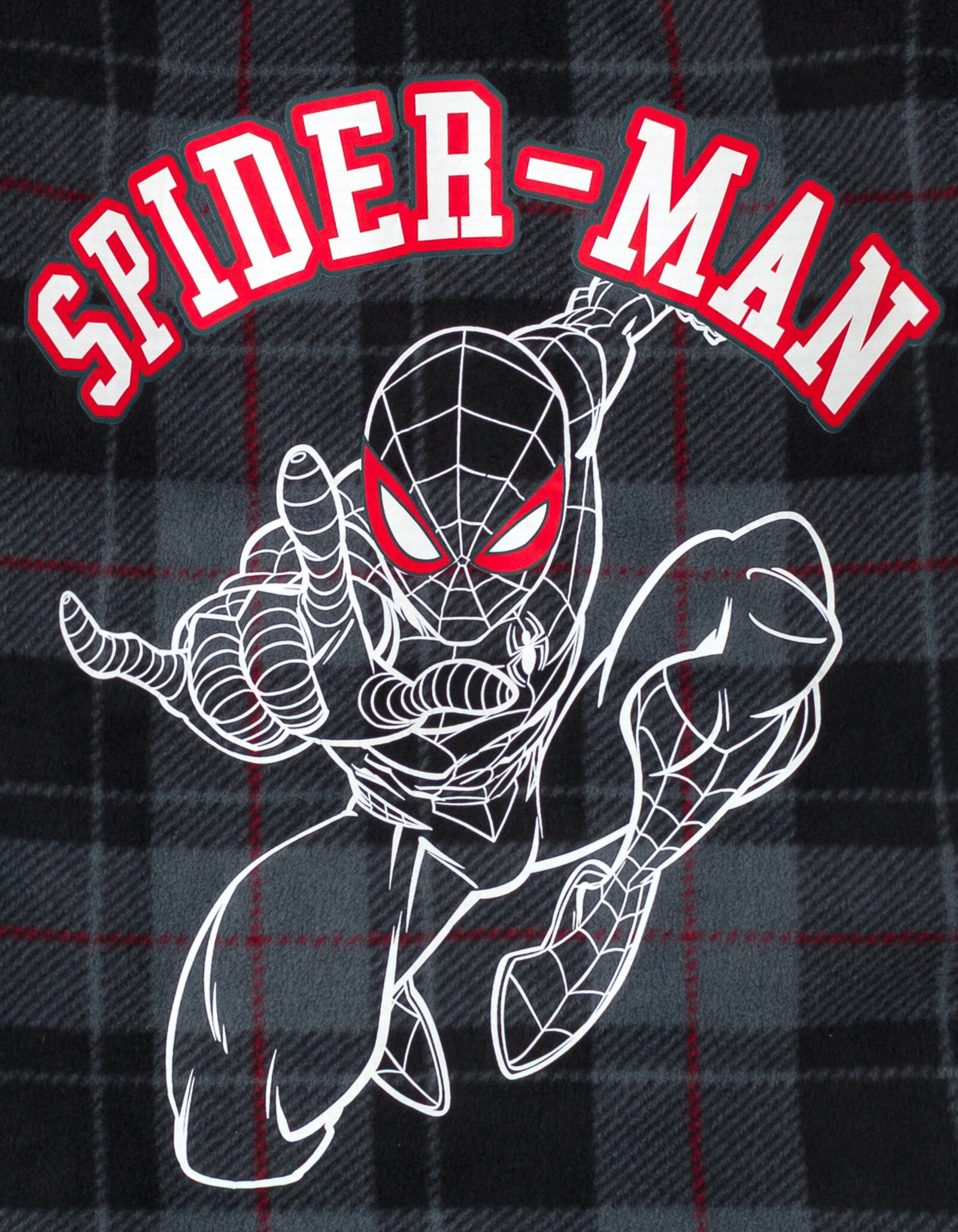Marvel Spider-Man Boys' Fleece Hooded Shirt Jacket